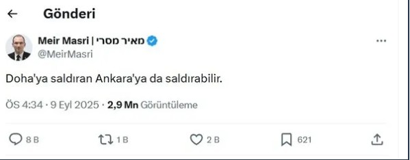 Siyonist Köpekler Kudurdu! Hedefleri Ankara!