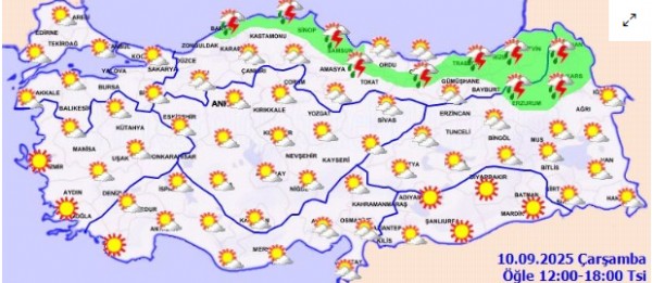 Meteoroloji Açıkladı! Yağmur var...