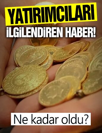 Altında Durum Ne? Yatırımcıları İlgilendiren Haber...
