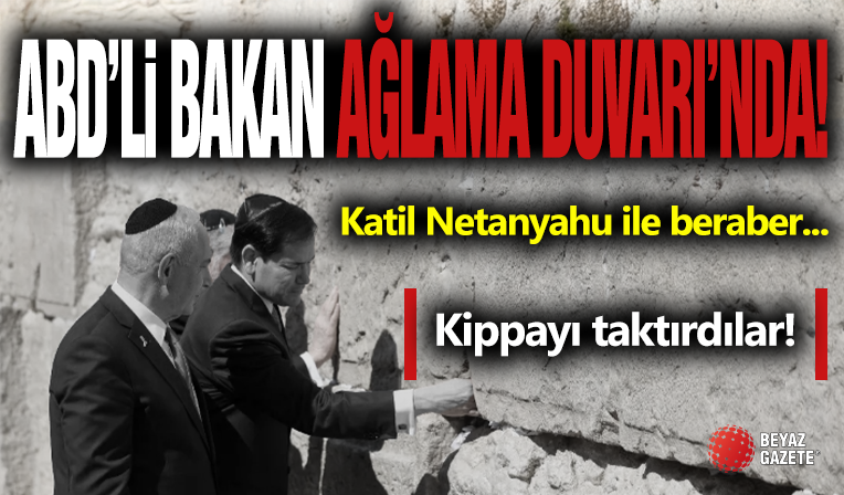 ABD Dışişleri Bakanı Ağlama Duvarı'nda!