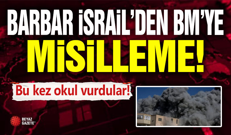 Barbar İsrail BM'nin Okulunu Vurdu! Şok Misilleme...