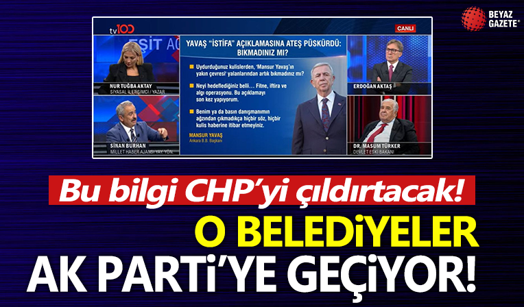 Bu Bilgi CHP'yi Çıldırtacak! Ankara'daki 3 Belediye...