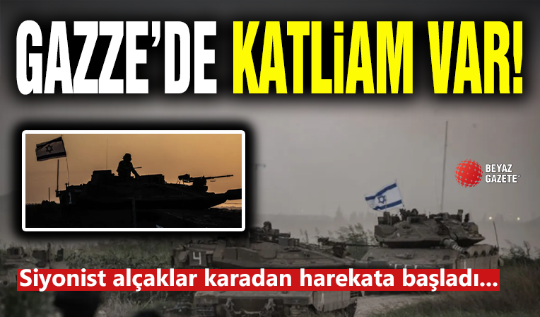 Alçak Siyonistler Karadan İşgale Başladı! Katliam Var...