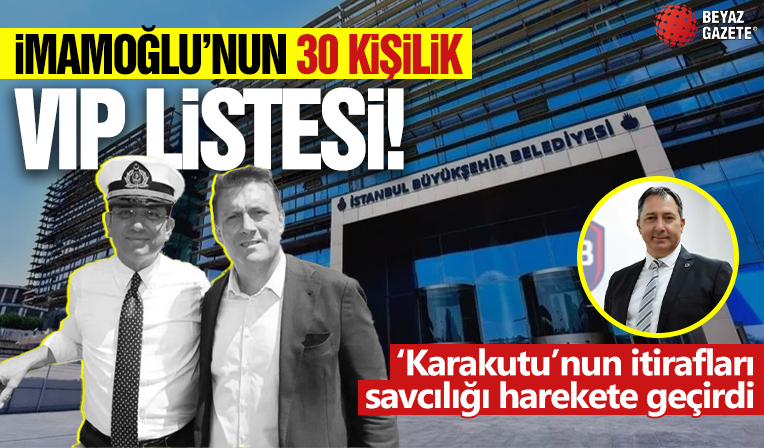 Ekrem İmamoğlu’nun 30 kişilik VIP listesi! İtiraflar savcılığı harekete geçirdi: Aralarında patronlar ve müteahhitler var