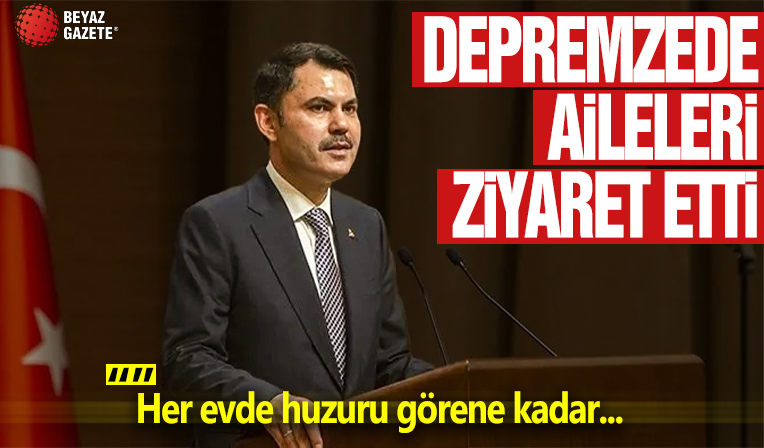 Bakan Kurum: Her evde huzuru görene kadar mücadele edeceğiz