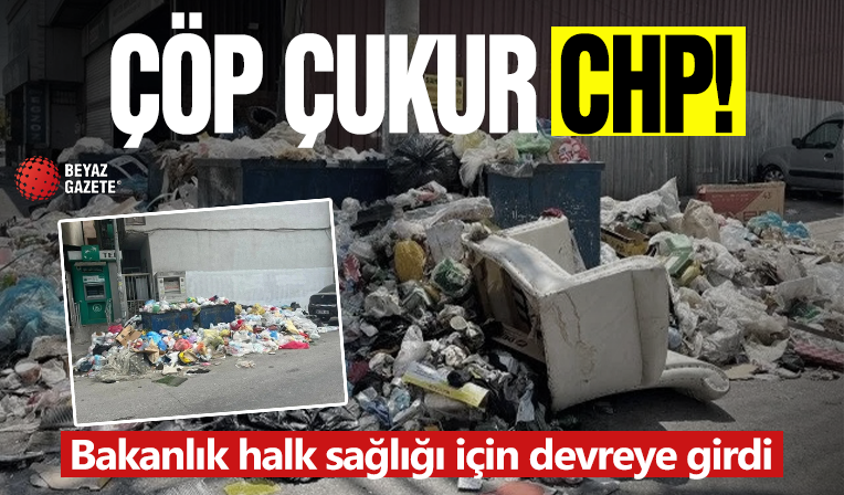 CHP'li belediye çöp sorununu çözemedi! Bakanlık halk sağlığı için devreye girdi