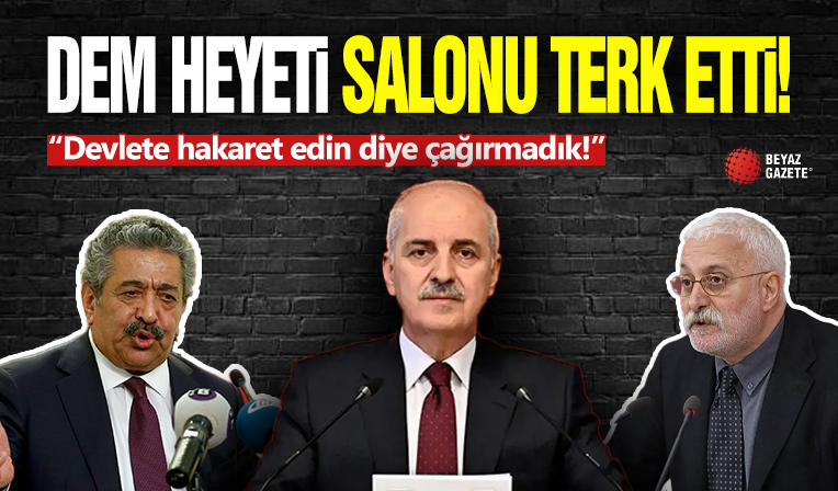 DEM Parti Salonu Terk Etti!