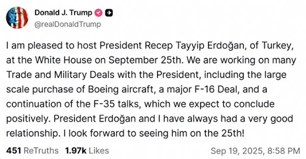 ABD Başkanı Trump duyurdu! Cumhurbaşkanı Erdoğan ABD'ye gidiyor