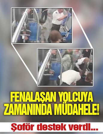 Şoför Anında Müdahale Etti!