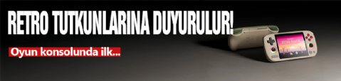 Retro Oyun Konsolu! İlk Kez...