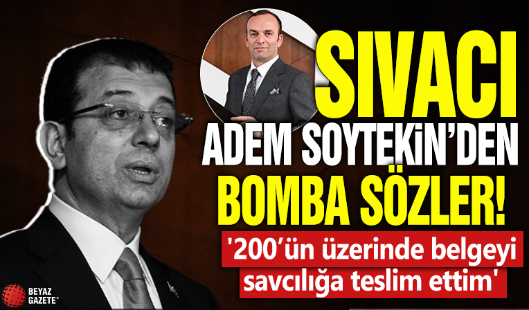 Sıvacı Adem Soytekin'den bomba sözler! '200’ün üzerinde belgeyi savcılığa teslim ettim'
