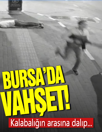 Bursa'da vahşet! Kalabalığın arasına dalıp husumetlisini başından böyle vurdu! O anlar kamerada