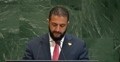 Türkiye'ye teşekkür mesajı! Suriye Cumhurbaşkanı Şara BM kürsüsünden seslendi