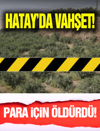 Hatay'da Arkadaşını Para İçin Öldürdü!