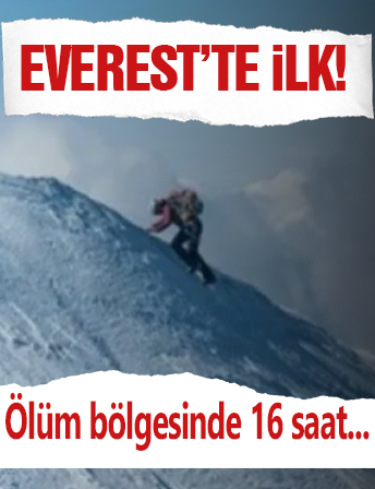 Everest'e Çıktı! Tarihe Geçti...