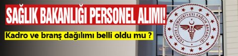 Sağlık Bakanlığı Personel Alımı! 2.Etap Son Durum...