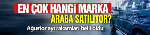 Türkiye'de En Çok Hangi Marka Araba Satılıyor? Ağustos Ayı Rakamları Belli Oldu: Zirve Değişti...