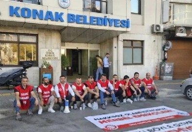 Konak’ta yatmayan maaşlar işçiyi sokağa döktü