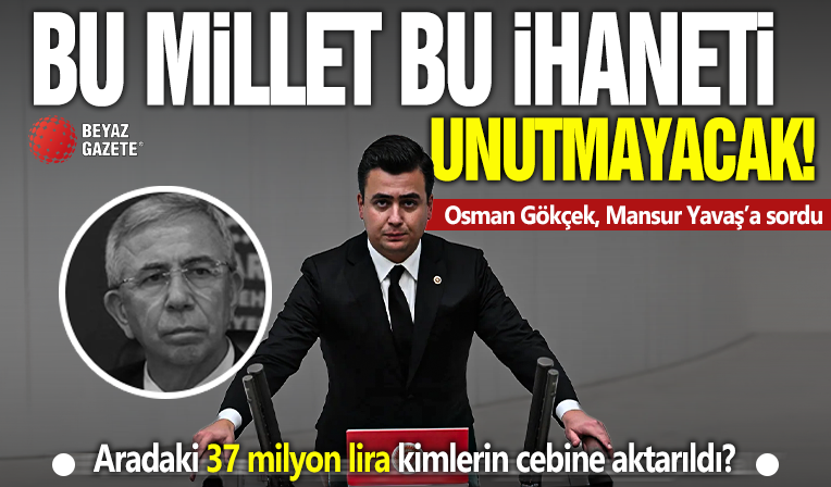 Osman Gökçek tek tek ortaya çıkardı! Mansur Yavaş'a soru: 37 milyon lira kimlerin cebine aktarıldı?