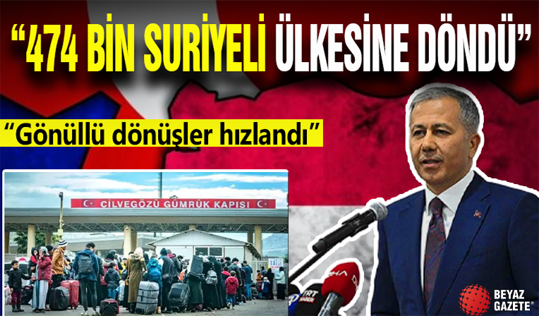 Bakan Yerlikaya Duyurdu! Dönüş Hızlandı...