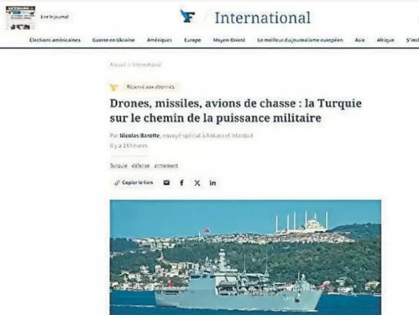 Türkiye Küresel Güç Oluyor! Fransız Basını Yer Verdi...