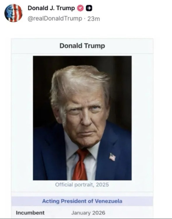 Trump Kendini Başkan İlan Etti!
