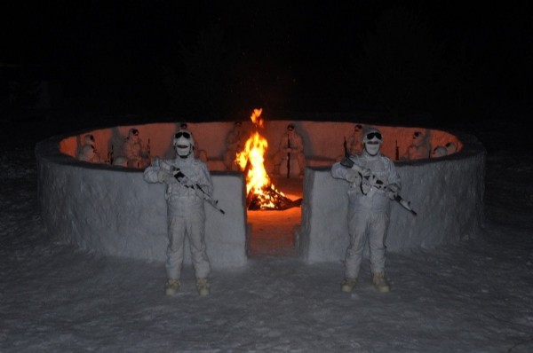 Zorlu kış şartlarına tam hazırlık! Mehmetçik eğitimde