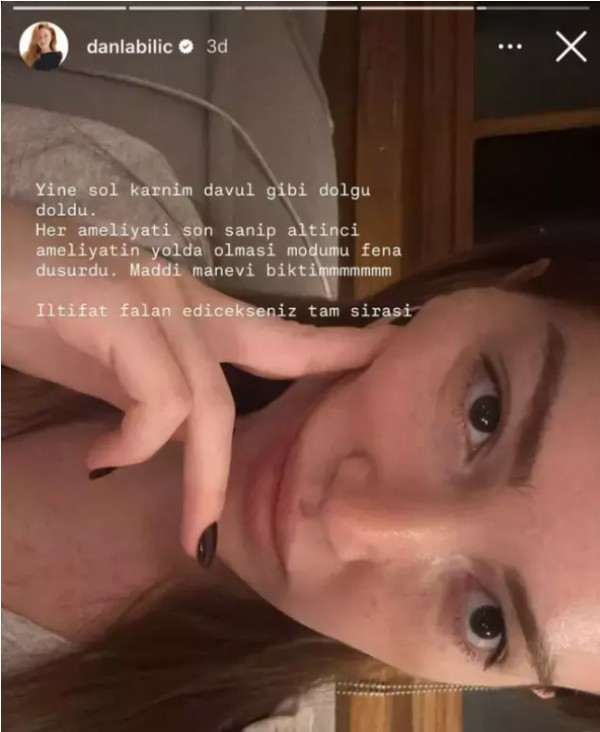 Danla Bilic Ameliyat Olacak!