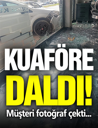 Otomobil Kuaföre Daldı!