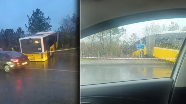 İETT Otobüsü Ormana Uçtu!