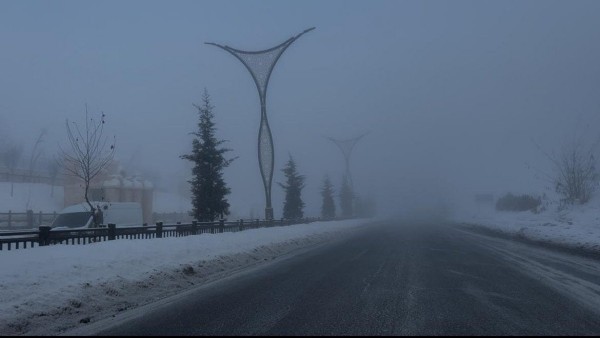 Bingöl’de sis alarmı! Görüş mesafesi düştü