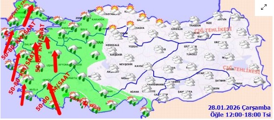 Meteoroloji Uyardı! Sarı Kod...