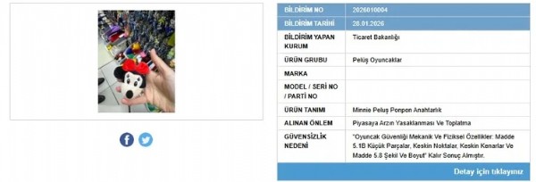 Bakanlık Devreye Girdi! Sağlık Riski Taşıyan Bir Oyuncak Toplatılıyor