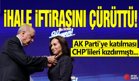 İhale iftirasını çürüttü! AK Parti'ye katılması CHP'lileri kızdırmıştı...
