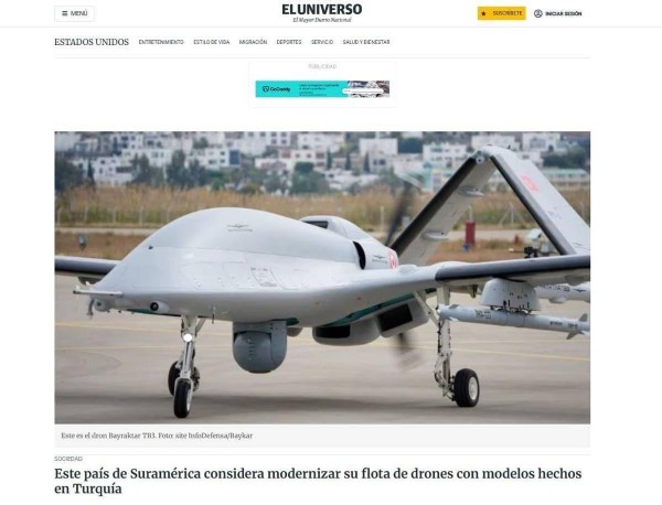 Kolombiya’dan stratejik tercih! Hermes yerine Bayraktar TB2