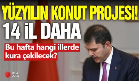 Bakan Kurum Açıkladı! ' 14 Şehir Daha...'