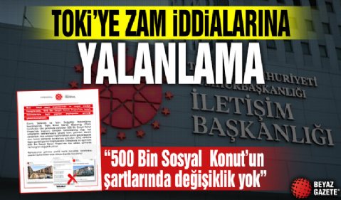 DMM’den 500 bin Sosyal Konut Projesi’nin taksit ödemeleriyle ilgili iddialara yalanlama!