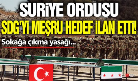 SDG Mevzileri Meşru Hedef Oldu!