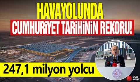Abdulkadir Uraloğlu: Havayolunda Cumhuriyet tarihinin rekoru kırıldı