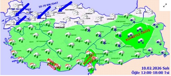 Meteoroloji Uyardı! Bu Bölgelere Dikkat...