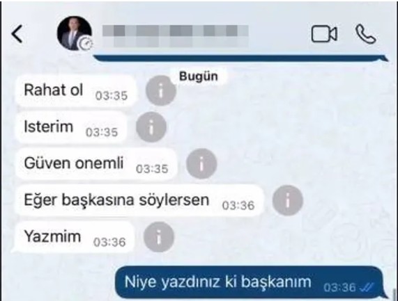 CHP'li Başkandan 16 Yaşındaki Kıza Taciz! İğrenç Mesajlar...