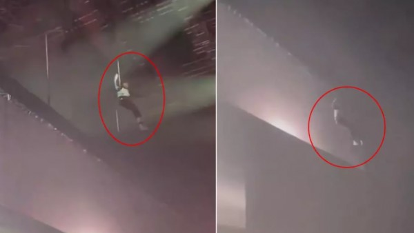 Ünlü Şarkıcı Yere Çakıldı!