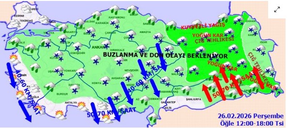 Meteoroloji Uyardı! Kar Geliyor...