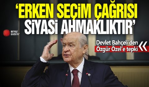 Bahçeli'den önemli açıklamalar