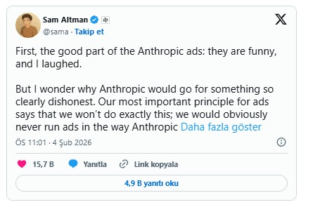 OpenAI CEO'su ' Ben Aptal Değilim '