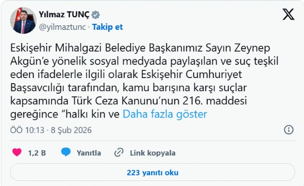 Mihalgazi Belediye Başkanı Zeynep Akgün'e Hakaret Eden Kişi Gözaltına Alındı!