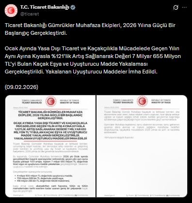 Ticaret Bakanlığı Göz Açtırmıyor! 7 Milyar 655 Milyon Lira...