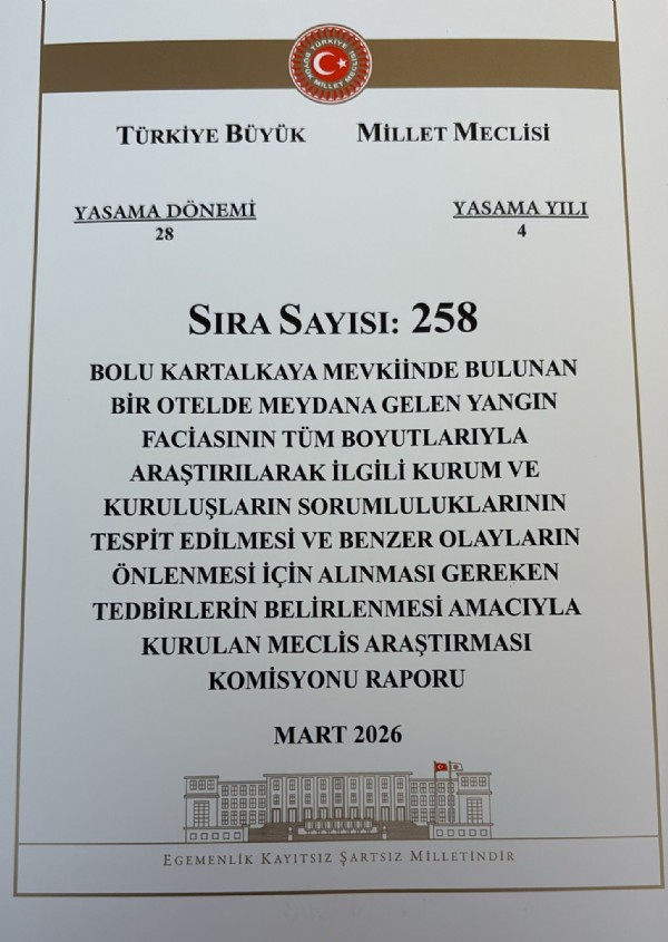Kartalkaya Meclis Komisyon Raporu gerçeği ortaya çıkardı: Kültür ve Turizm Bakanlığı'na sorumluluk yüklenmedi
