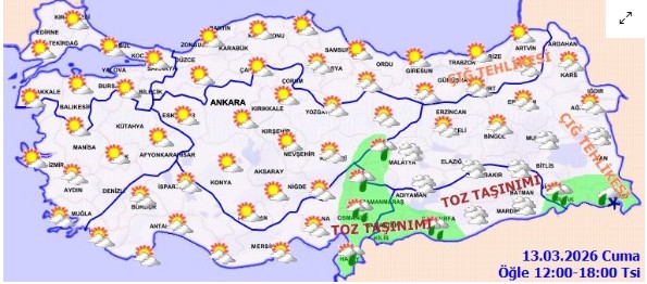Meteoroloji Uyardı! Doğu ve Güneydoğu...