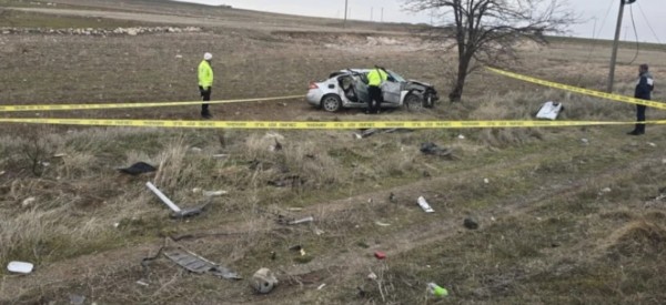 Aksaray'da bayram tatili yolculuğu ölümle bitti